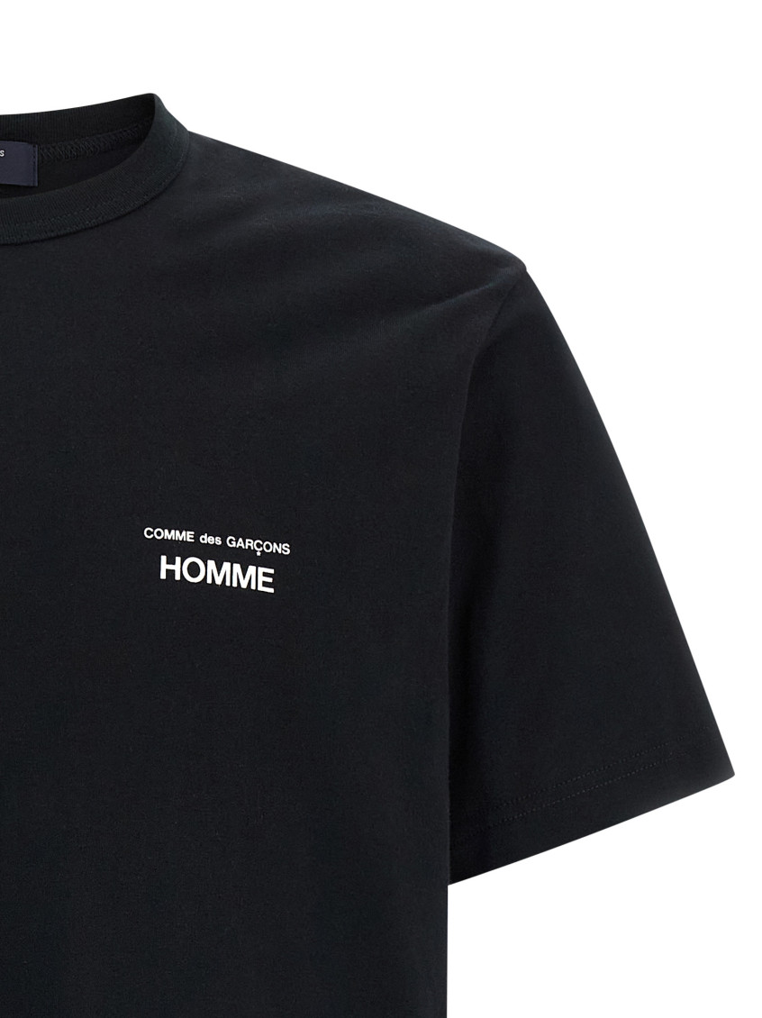 Black Logo Print T-shirt