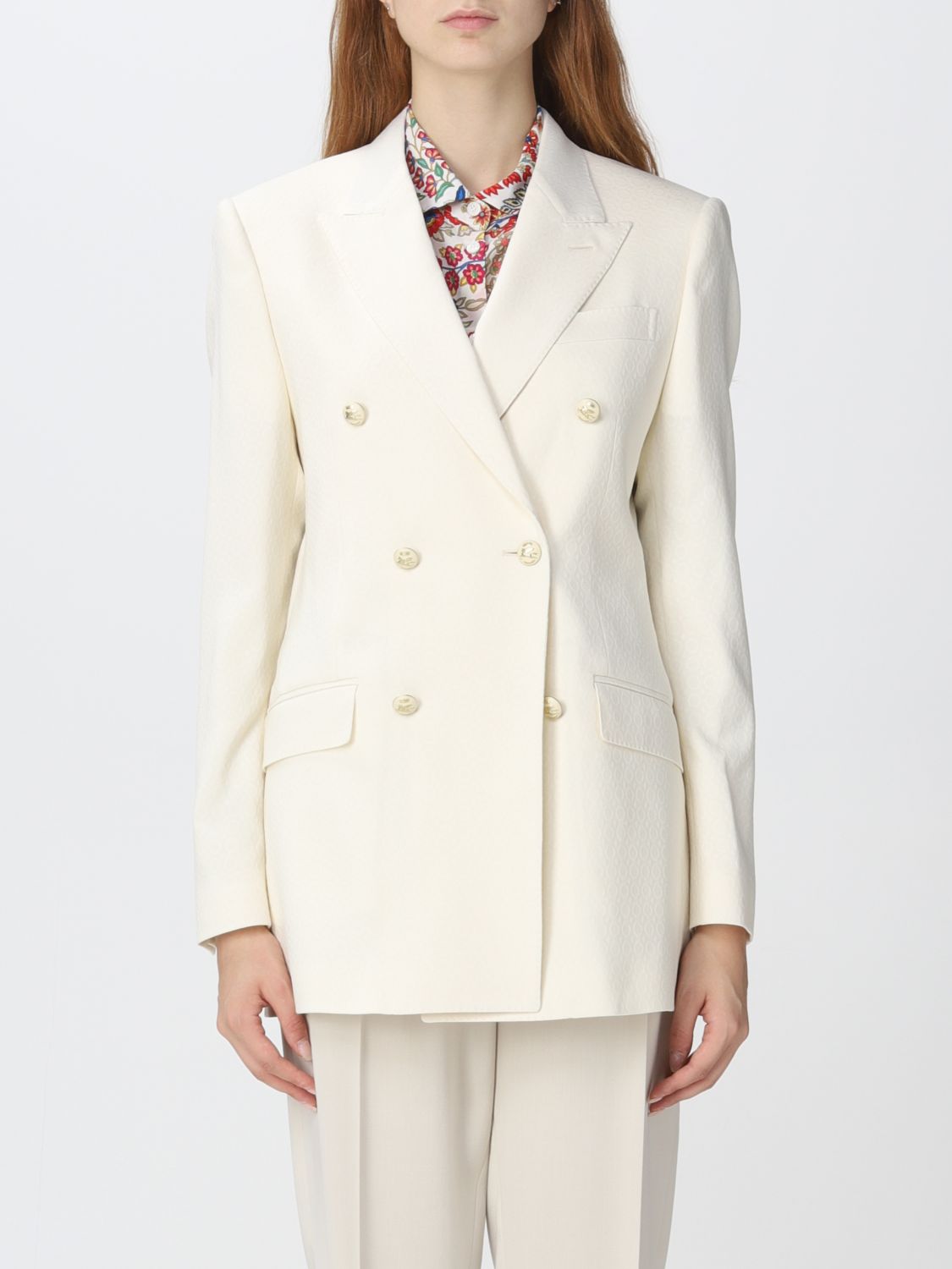 Blazer Woman color White