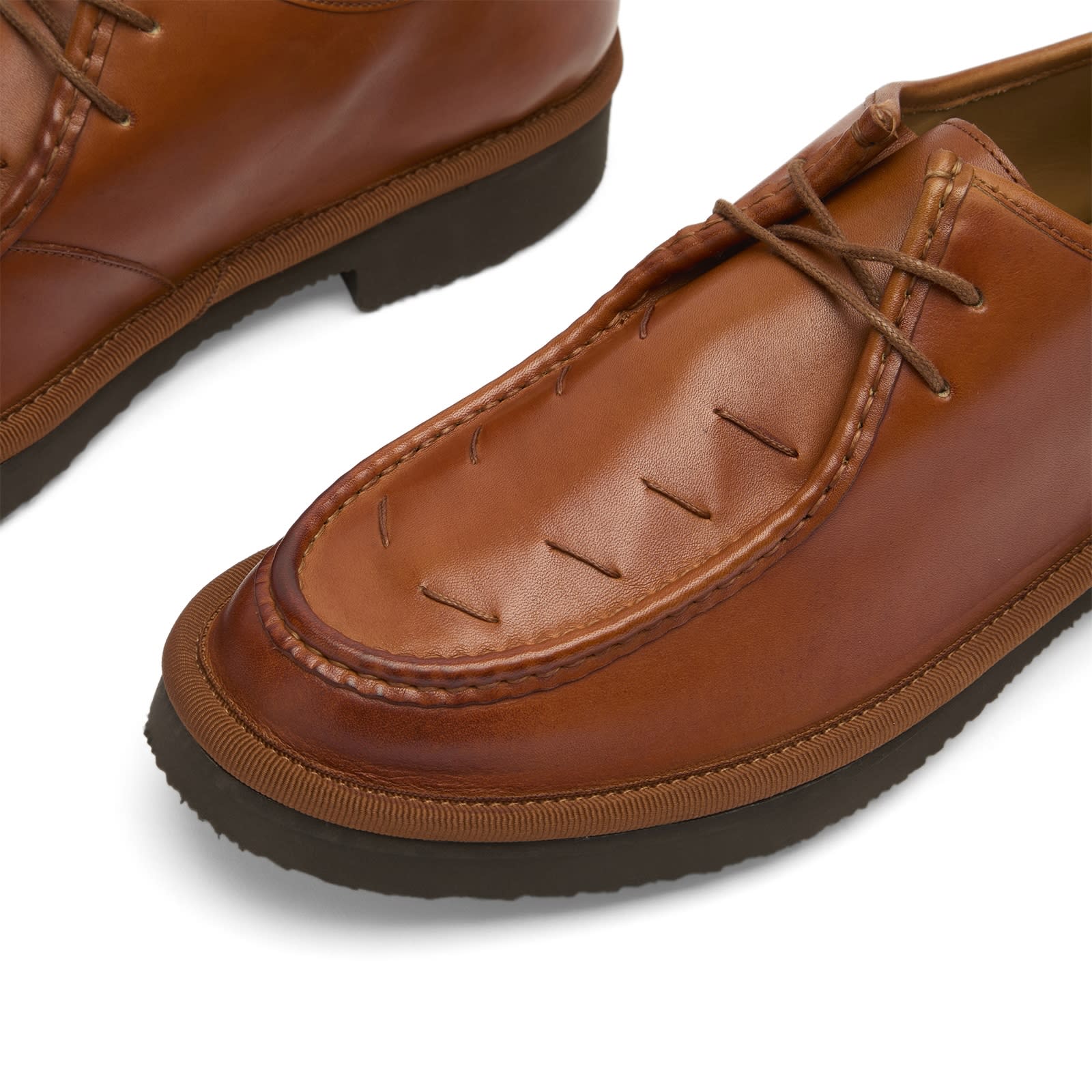 Men's Hubert Derby Shoe in Tan Leather