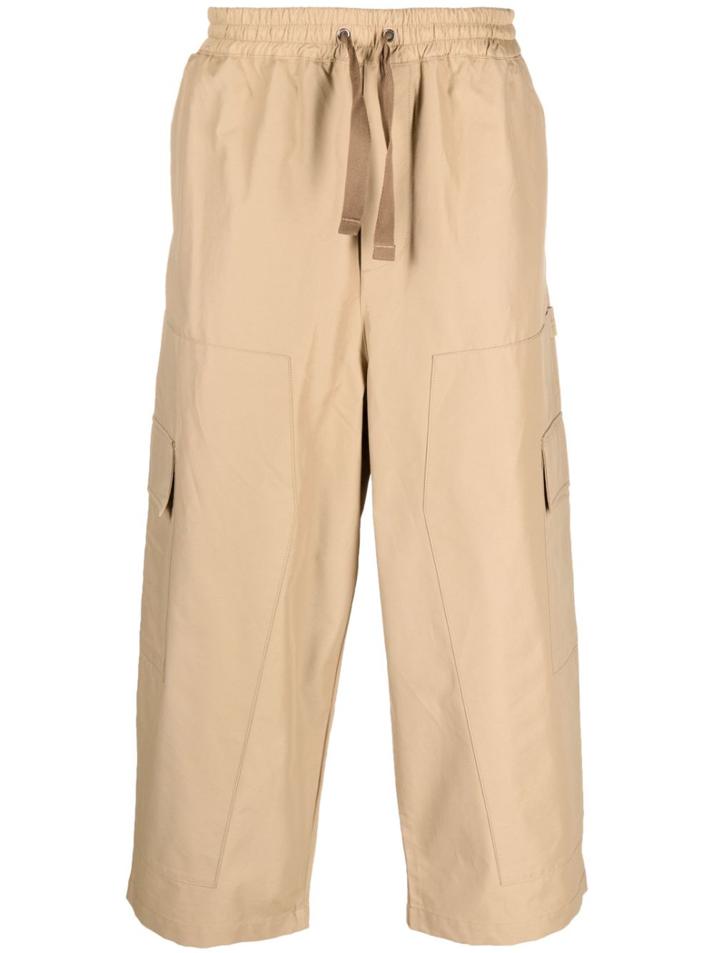 Elasticated cargo trousers - Neutrals