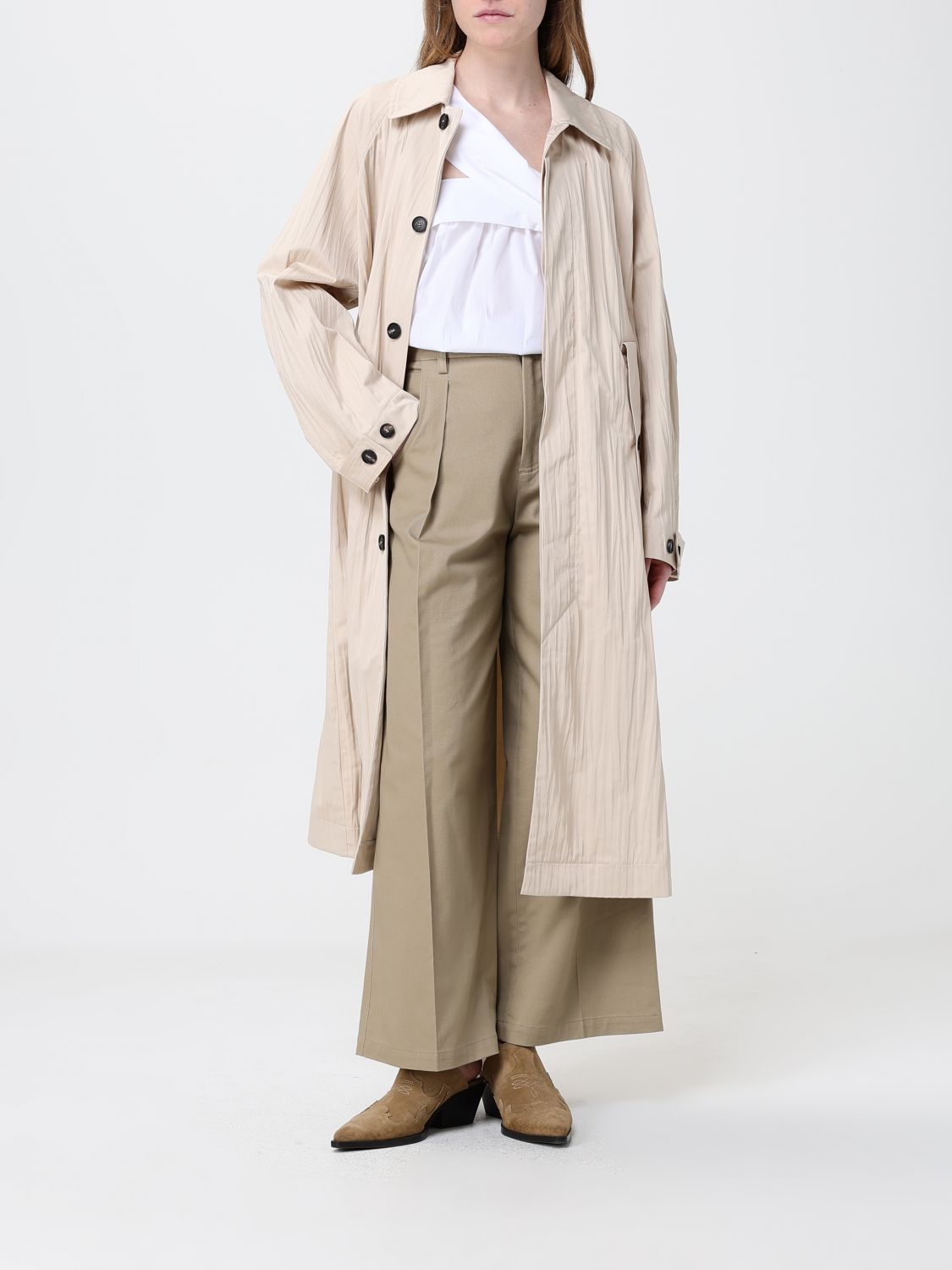 Pants Woman color Sand