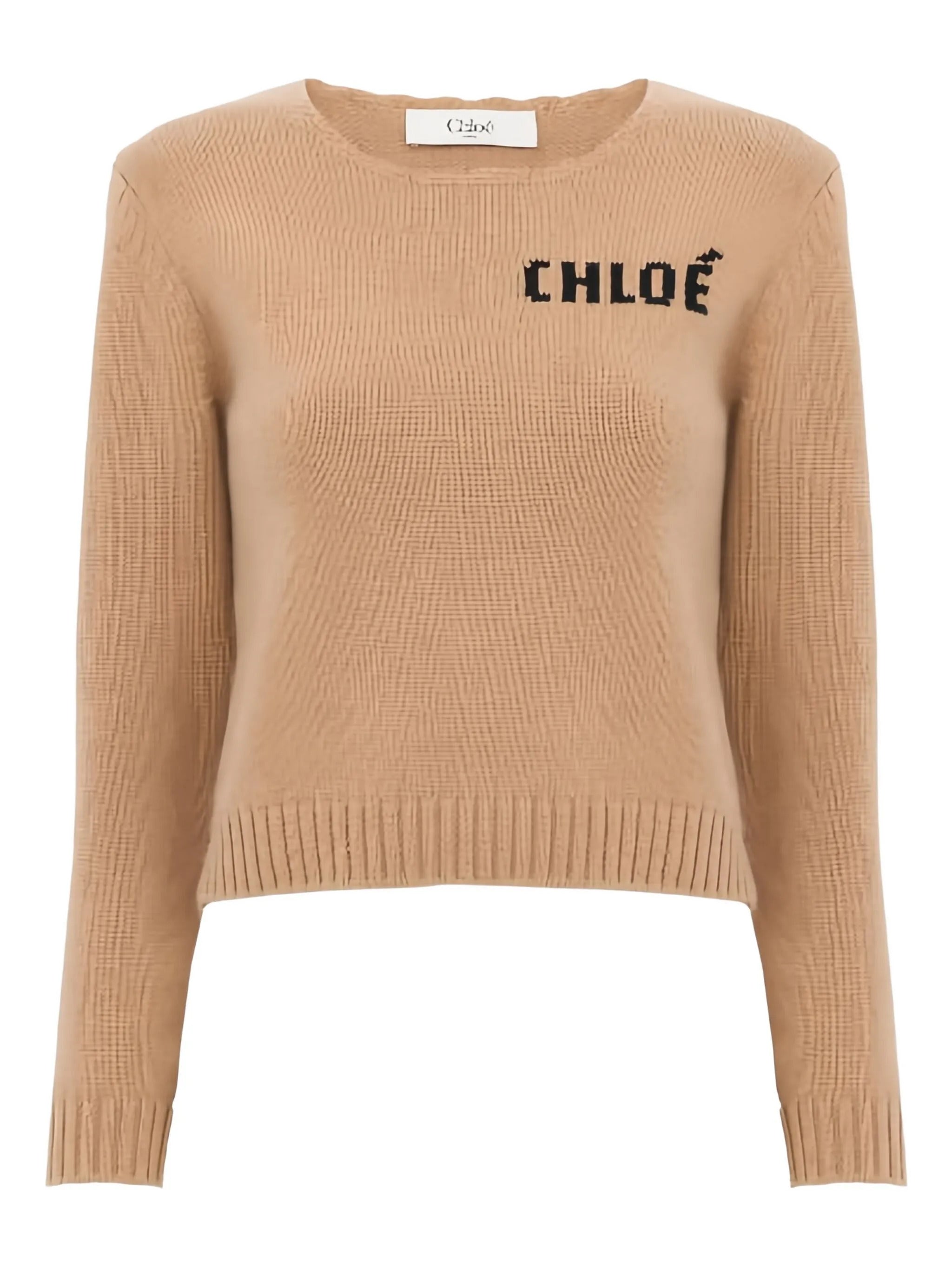 Chloé Logo Wool & Cashmere Blend Sweater