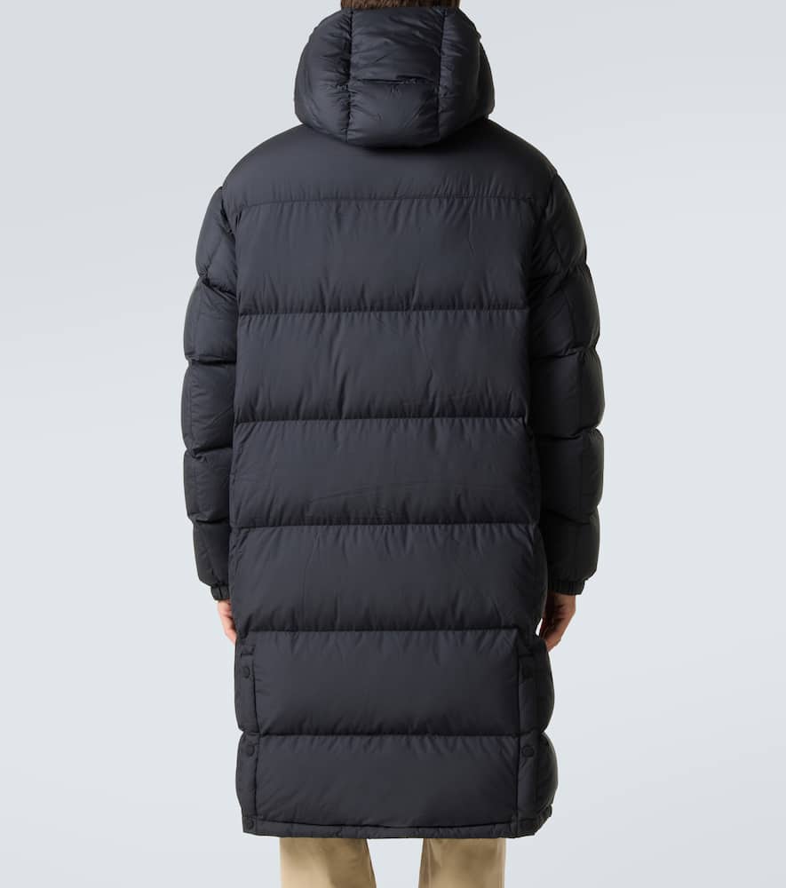 Quilted down coat
