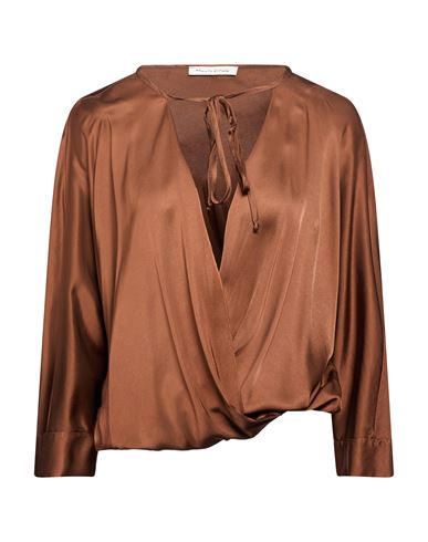 Woman Top Brown Size 10 Viscose