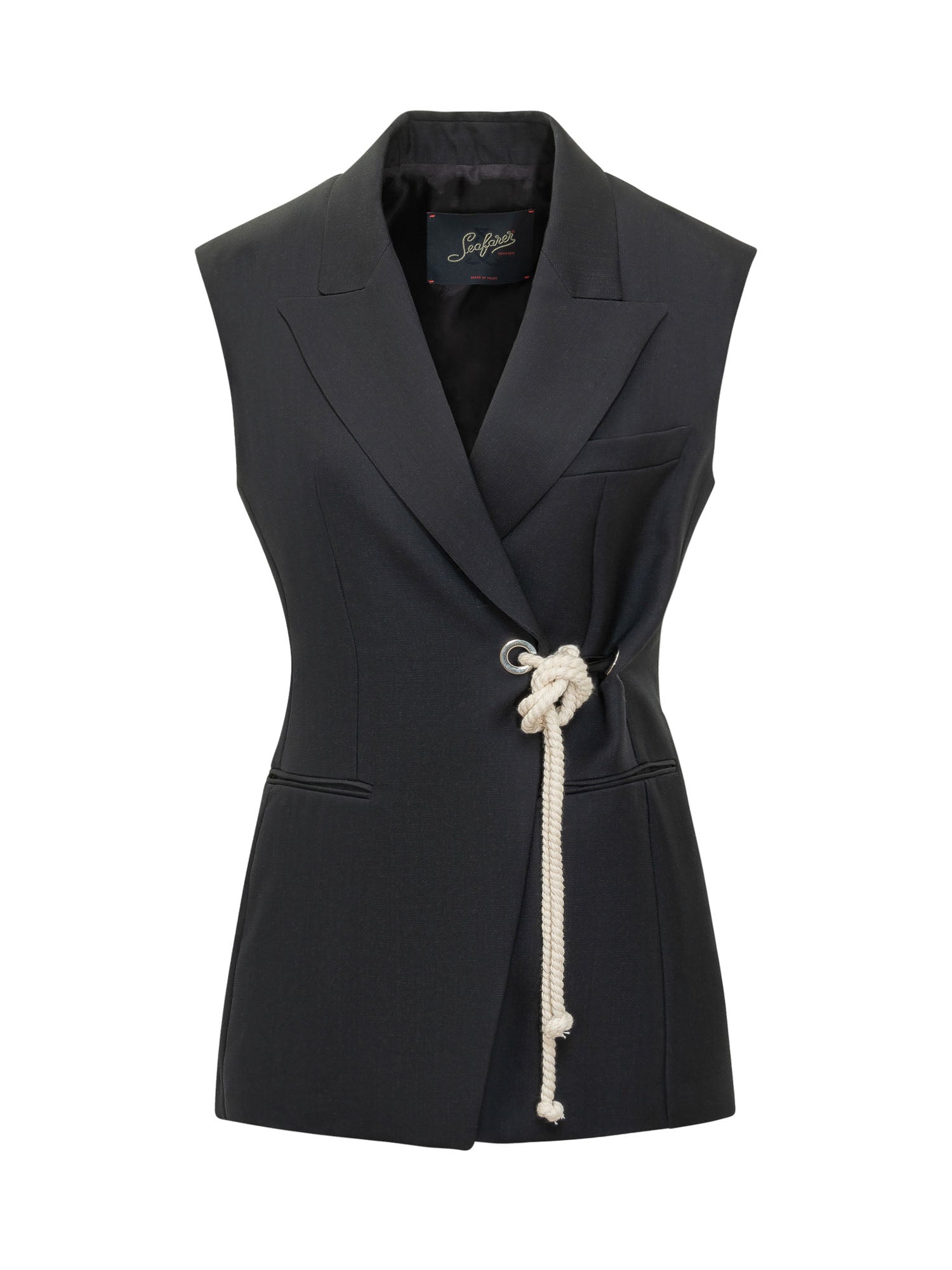 Sartorial Gilet with Knot Detail