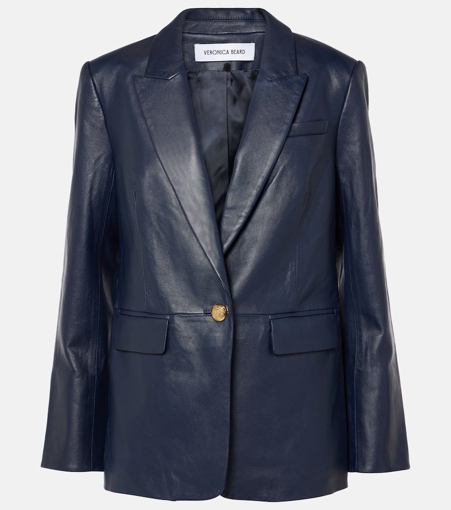 Vega leather blazer