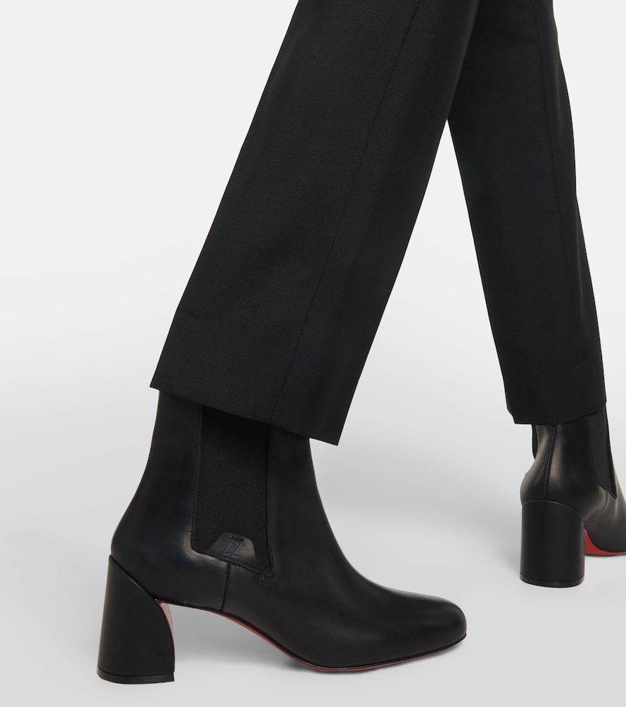 Turelastic leather ankle boots