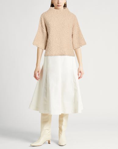 Woman Turtleneck Beige Size M Alpaca wool, Polyamide, Wool