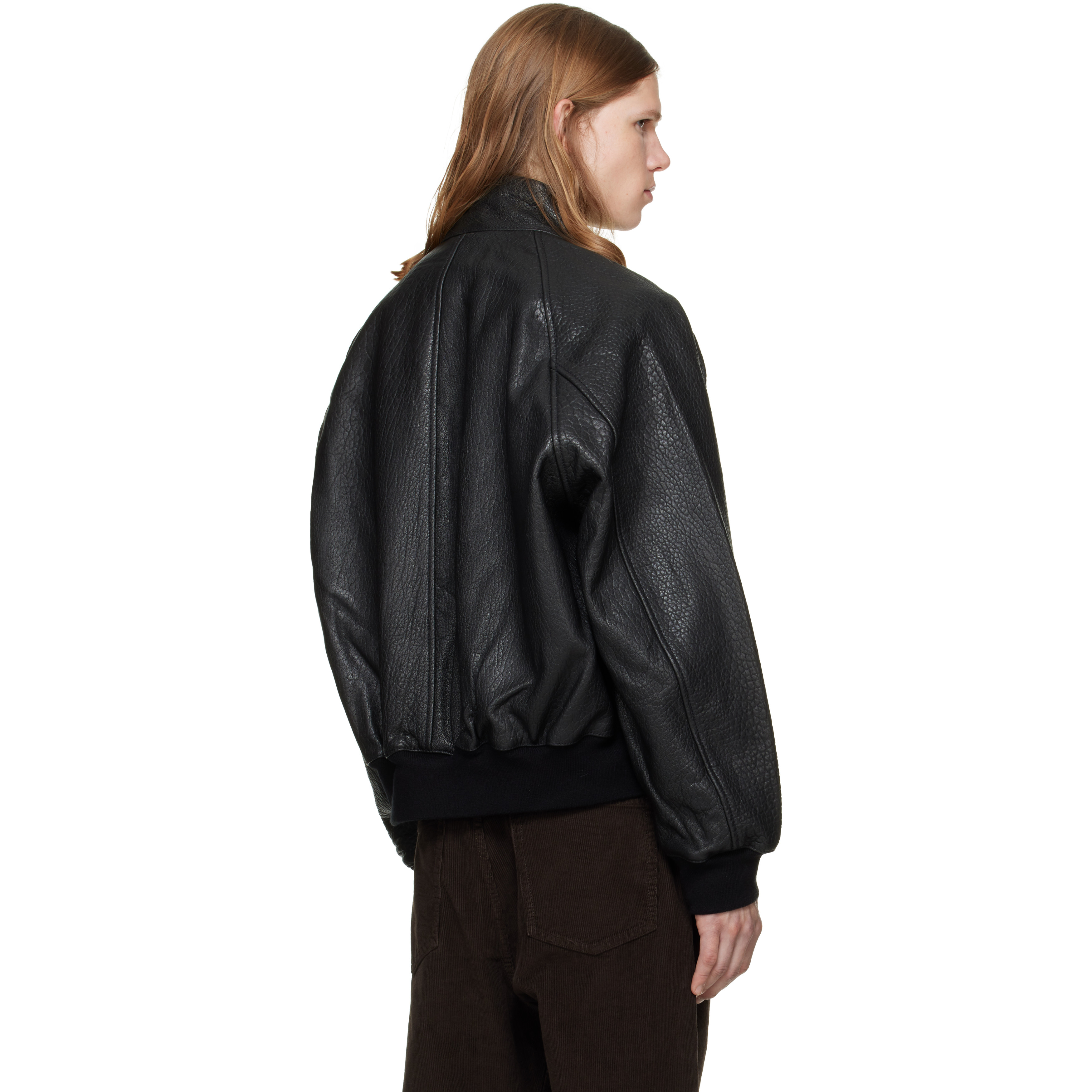 Black Over Leather Jacket