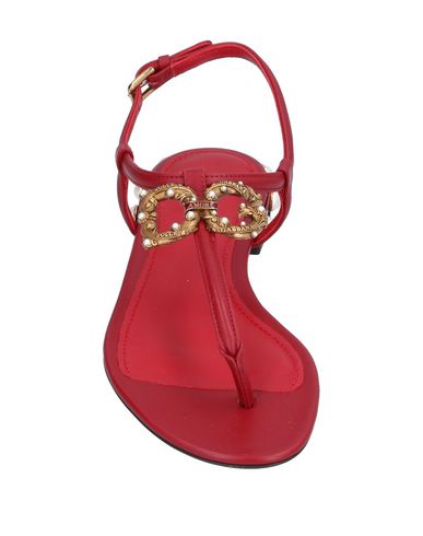 Woman Toe strap sandals Red