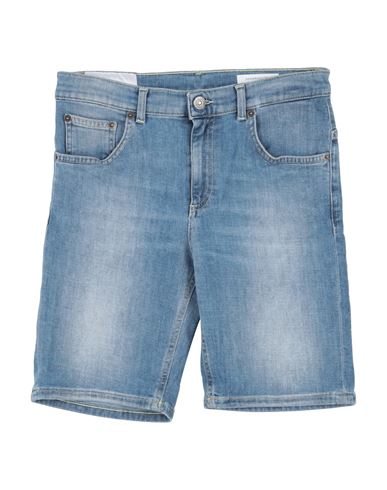 Kids Kid Boy Denim shorts Blue Size 12 Cotton, Elastomultiester, Elastane