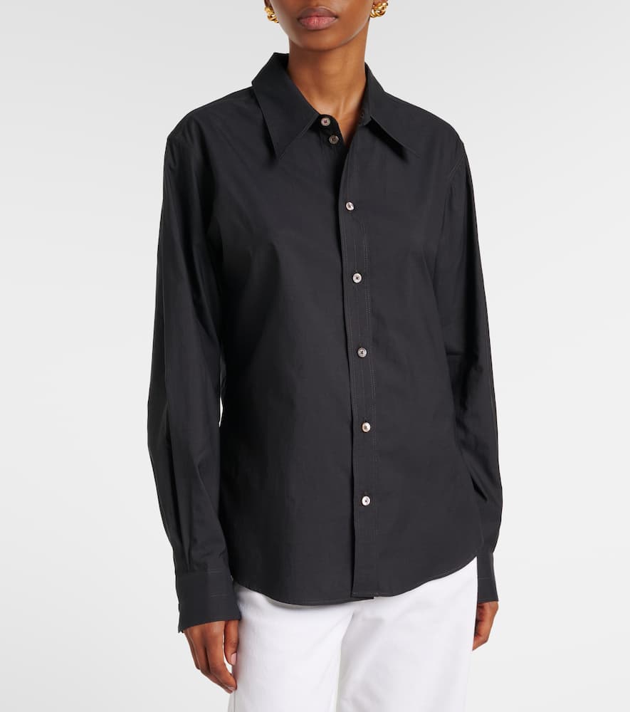 Cotton and silk shirt