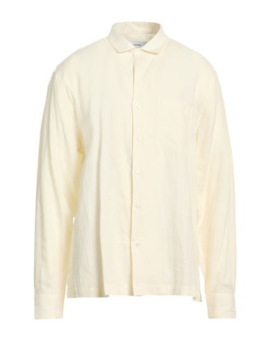 Man Shirt Ivory Size XL Linen