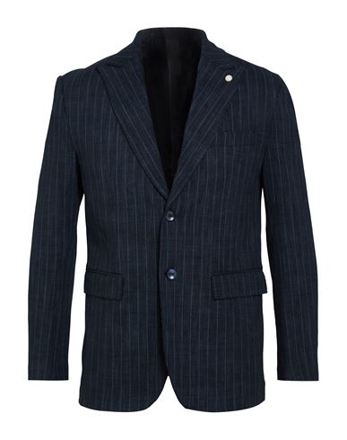 Man Blazer Navy Size 32 Viscose, Polyamide, Elastane