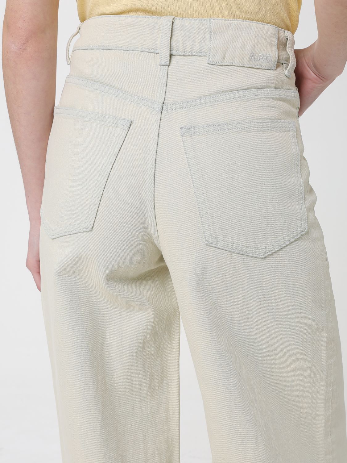Jeans A. P.C. Woman color White