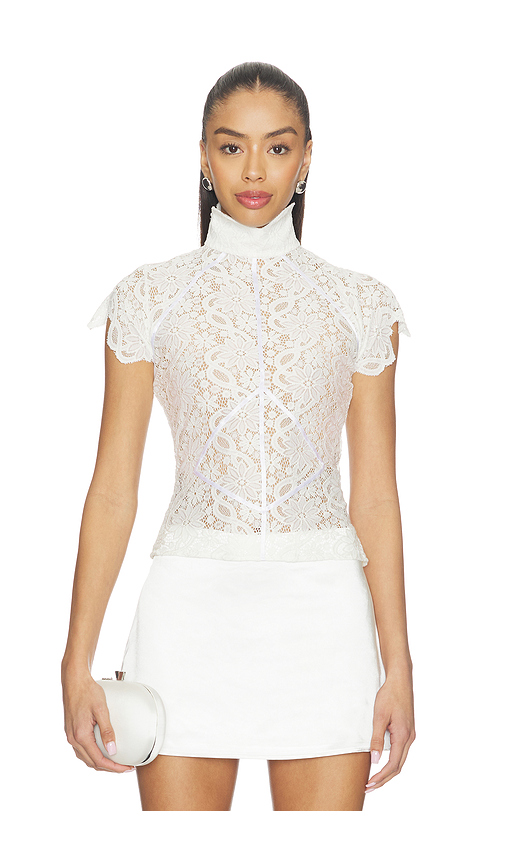Deme by gabriella the florence top en color blanco XS también en S