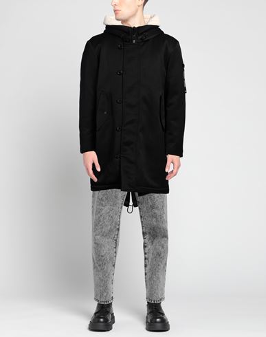Peuterey Man Puffer Black Size L Wool, Polyamide