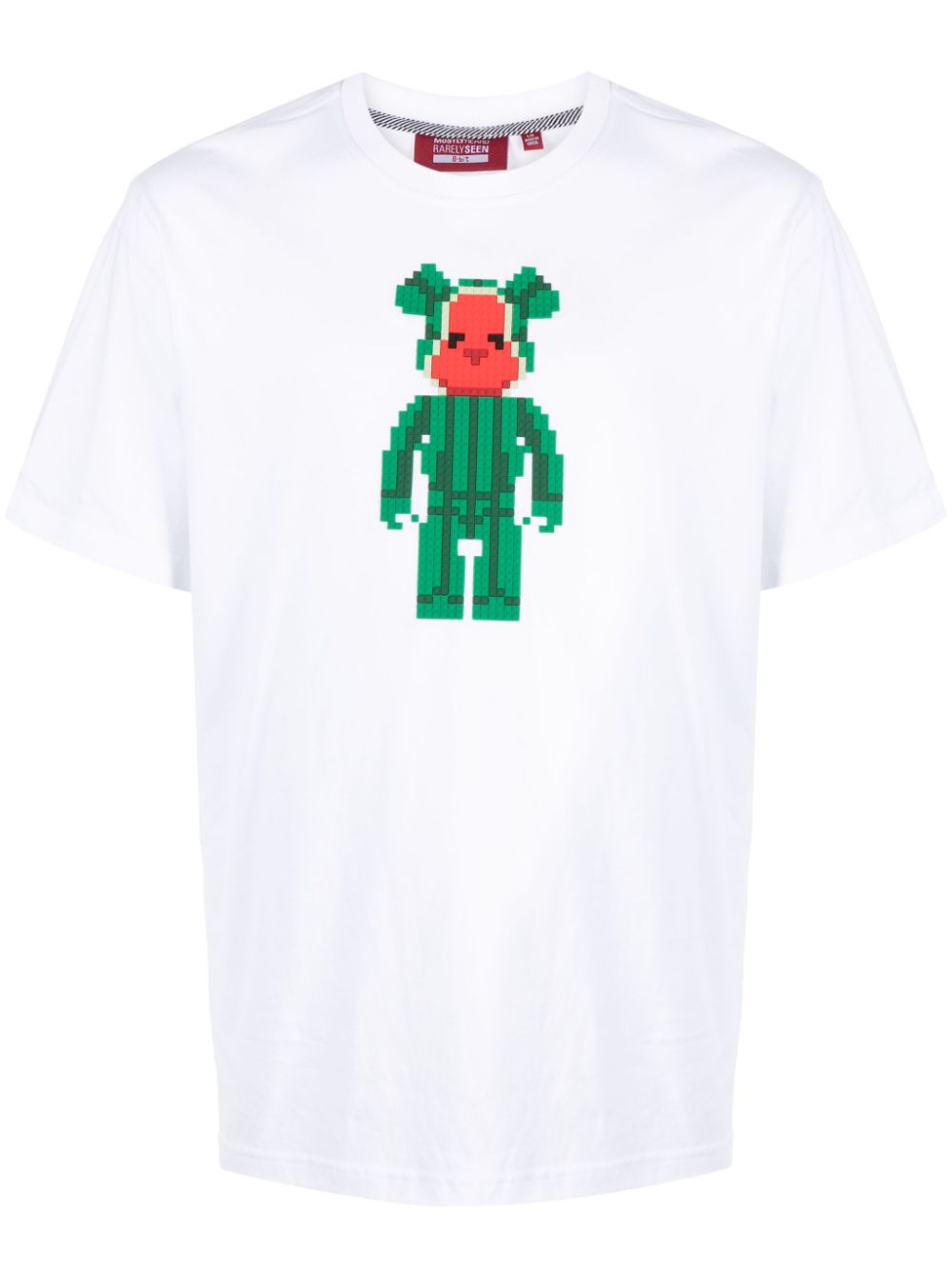 Watermelon Bear cotton T-shirt - White
