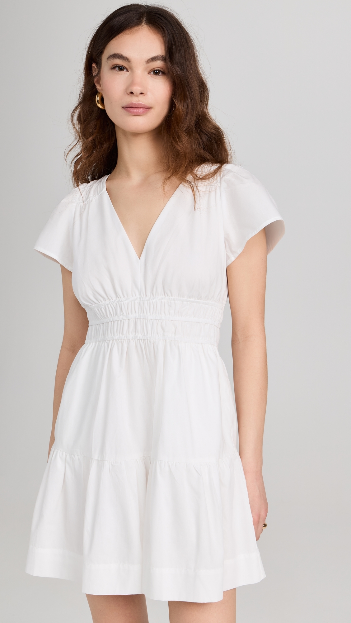 Flutter Dress White