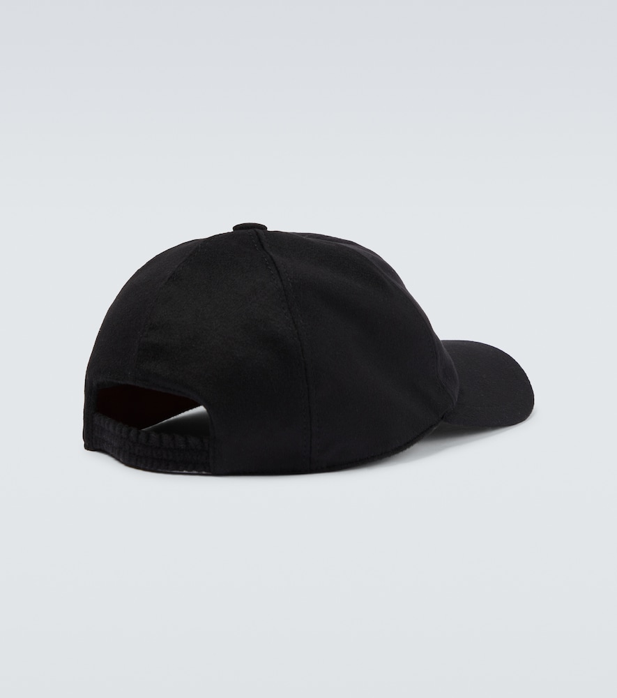 Cashmere baseball cap