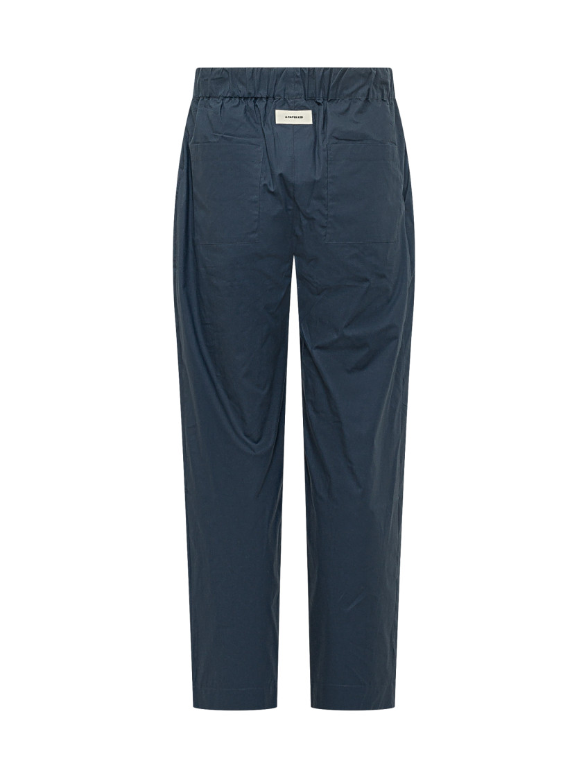 Blue Regular Elasticated Pants
