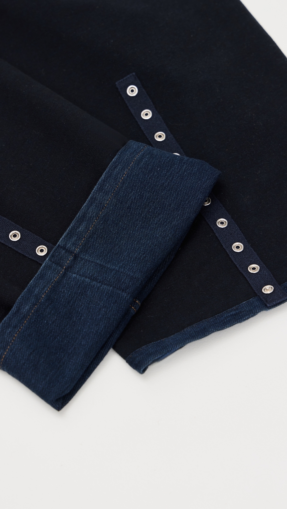 Petite Indigo Barre Denim Knit Sid Jeans Indigo