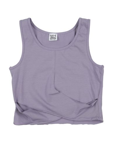 Kid Girl Top Mauve Size 12 Cotton, Elastane
