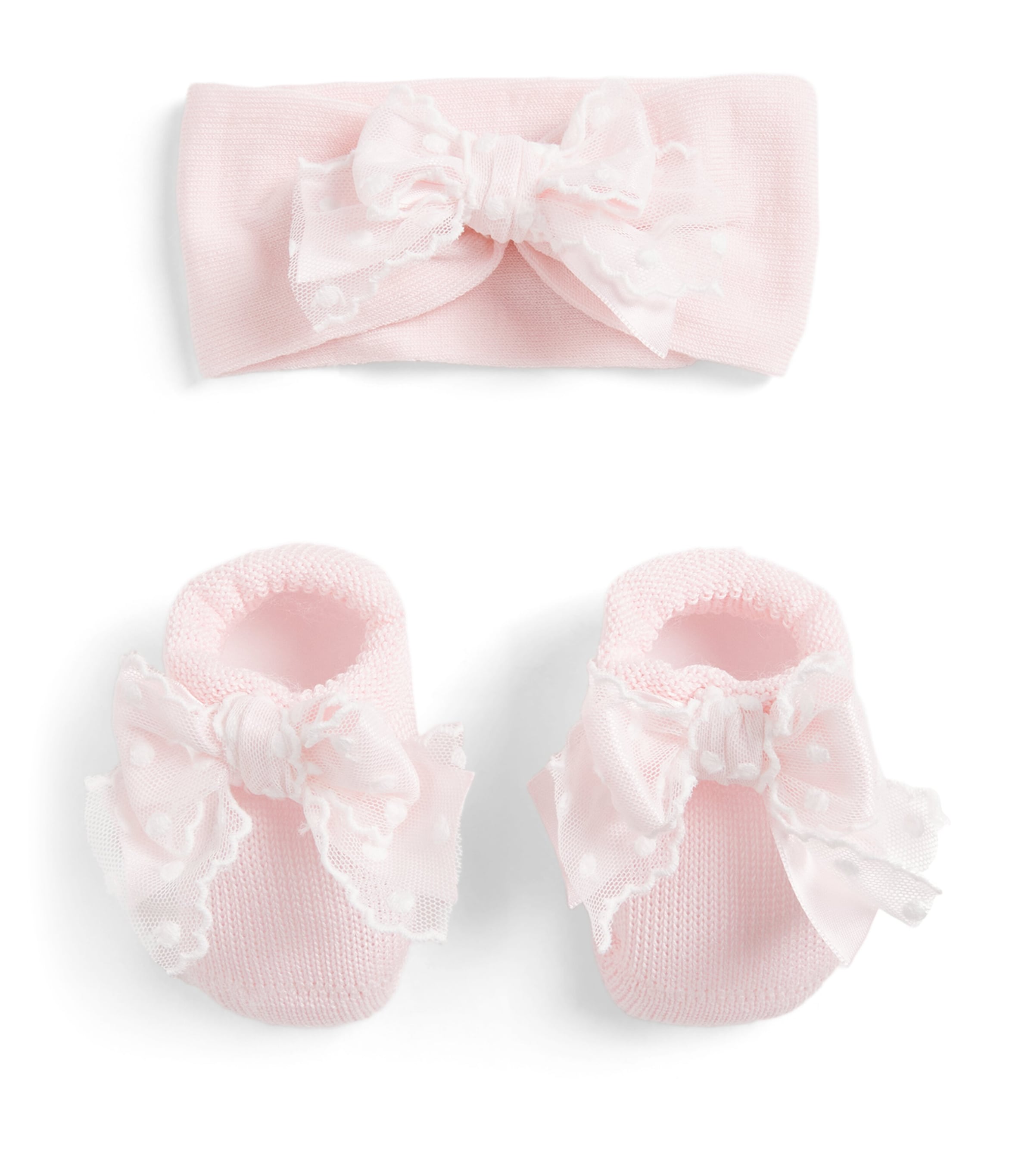 Tulle Bow Socks