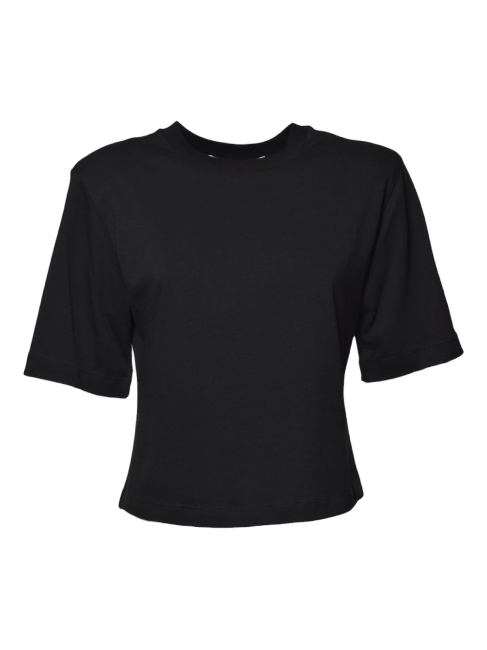 Cropped short-sleeved T-shirt - White