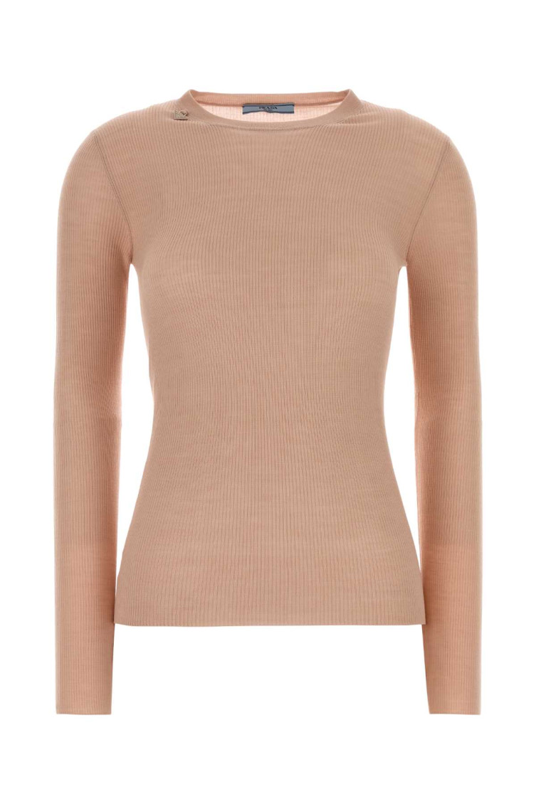 Prada - wool sweater long sleeves crew neck ribbed