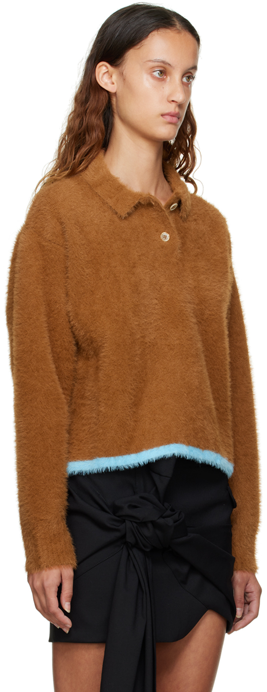 Brown Le Papier Le Polo Neve Polo Shirt