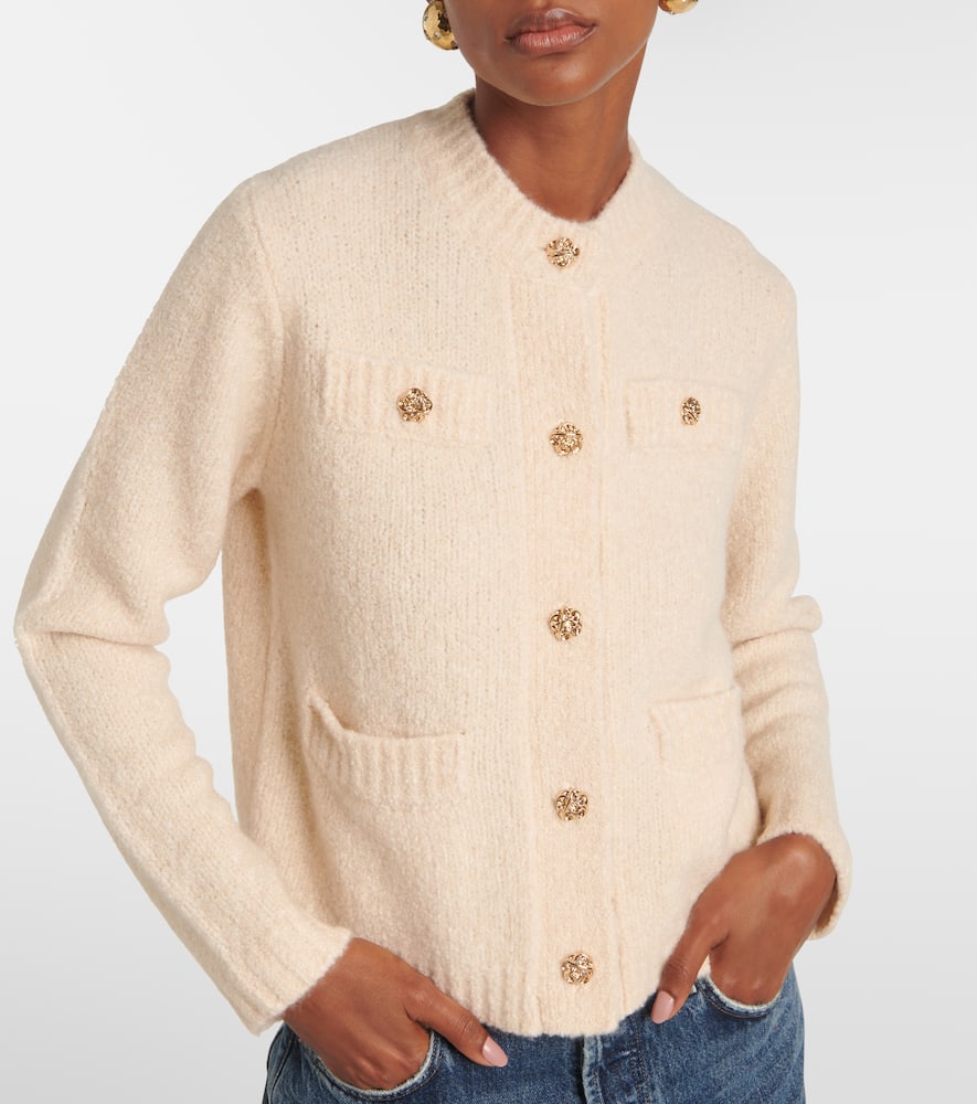 Cashmere-blend cardigan