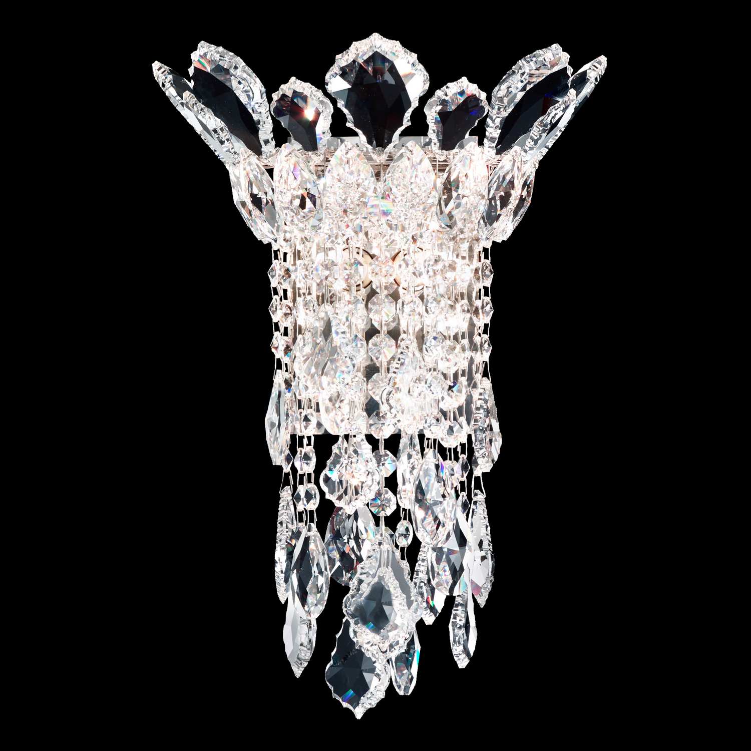 Trilliane Strands 2-Light Wall Sconce in Stainless Stee