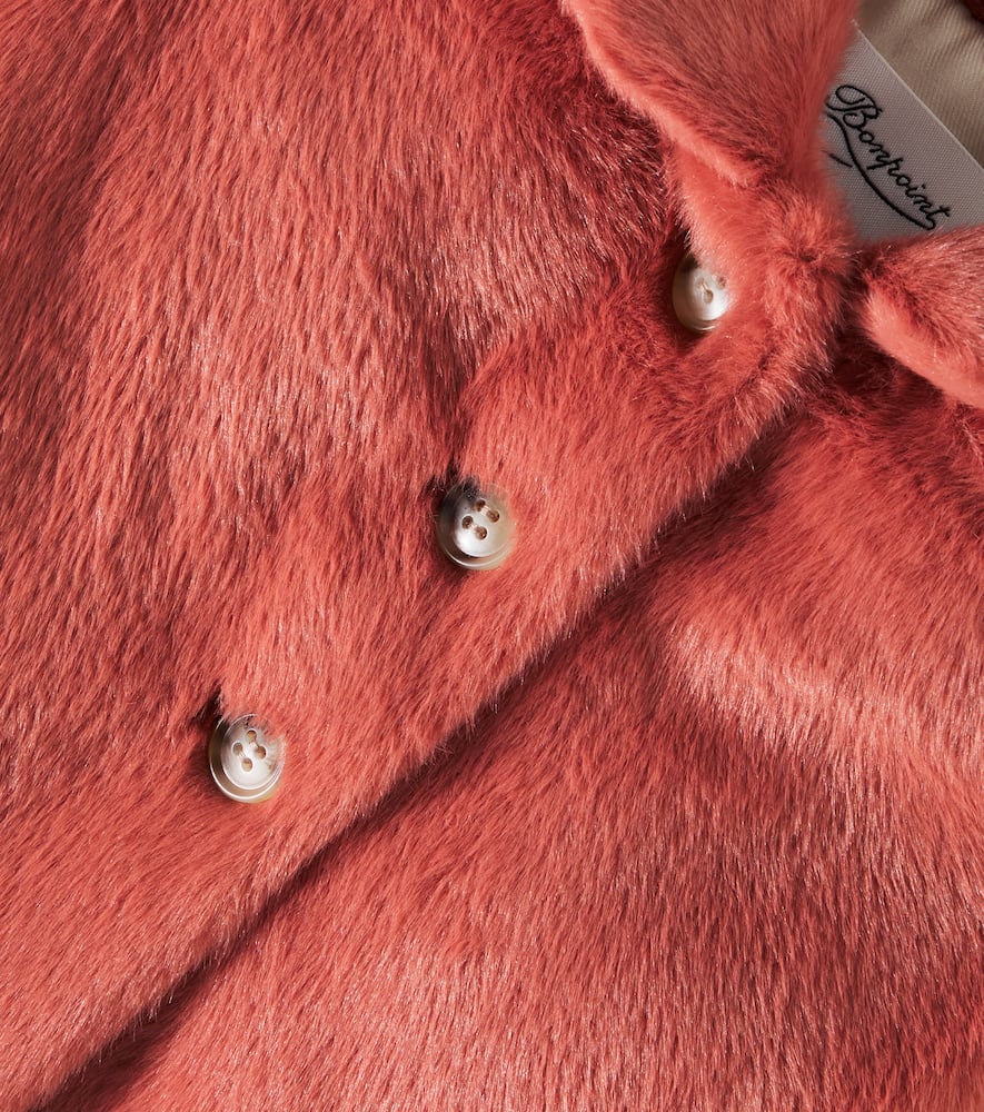 Bonpoint Baby Douceur faux fur coat