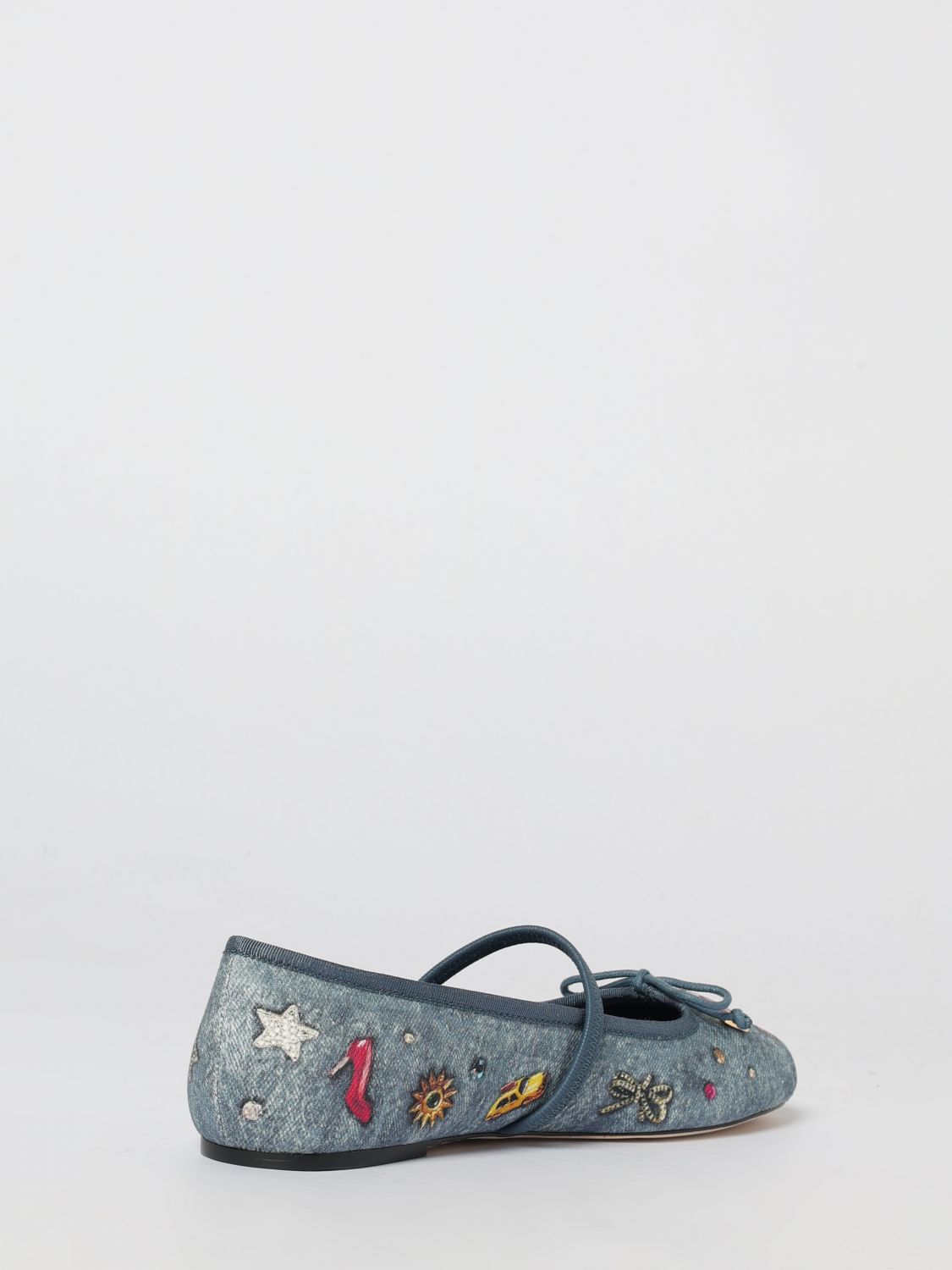 Ballet Flat Woman color Denim