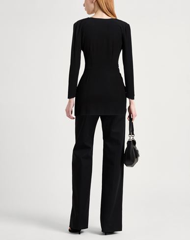 Woman Top Black Size 4 Viscose, Polyamide, Elastane
