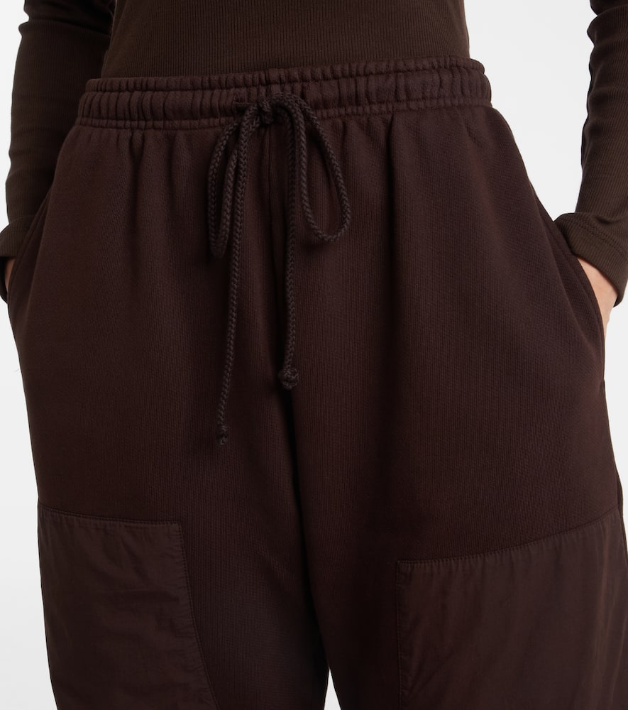 Jamie patchwork cotton terry swetapants