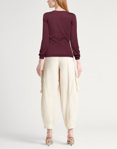 Woman Sweater Burgundy Size 8 Wool, Polyamide, Viscose, Polyester, Cotton