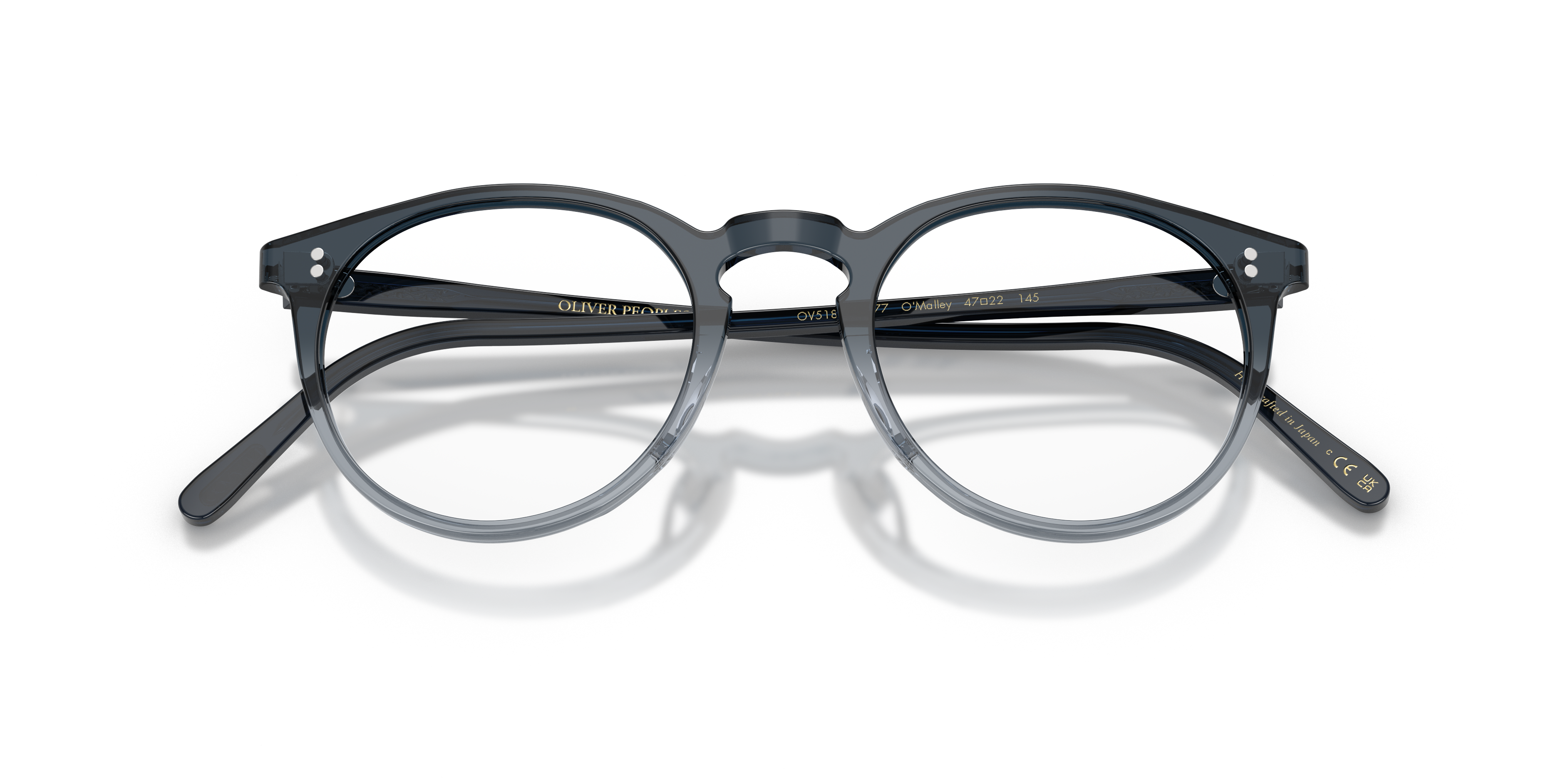 Oliver Peoples Herren Oliver Peoples OV5183 O'MALLEY 1777 Optische Fassungen Acetat Blau Transparent Pantos Norma