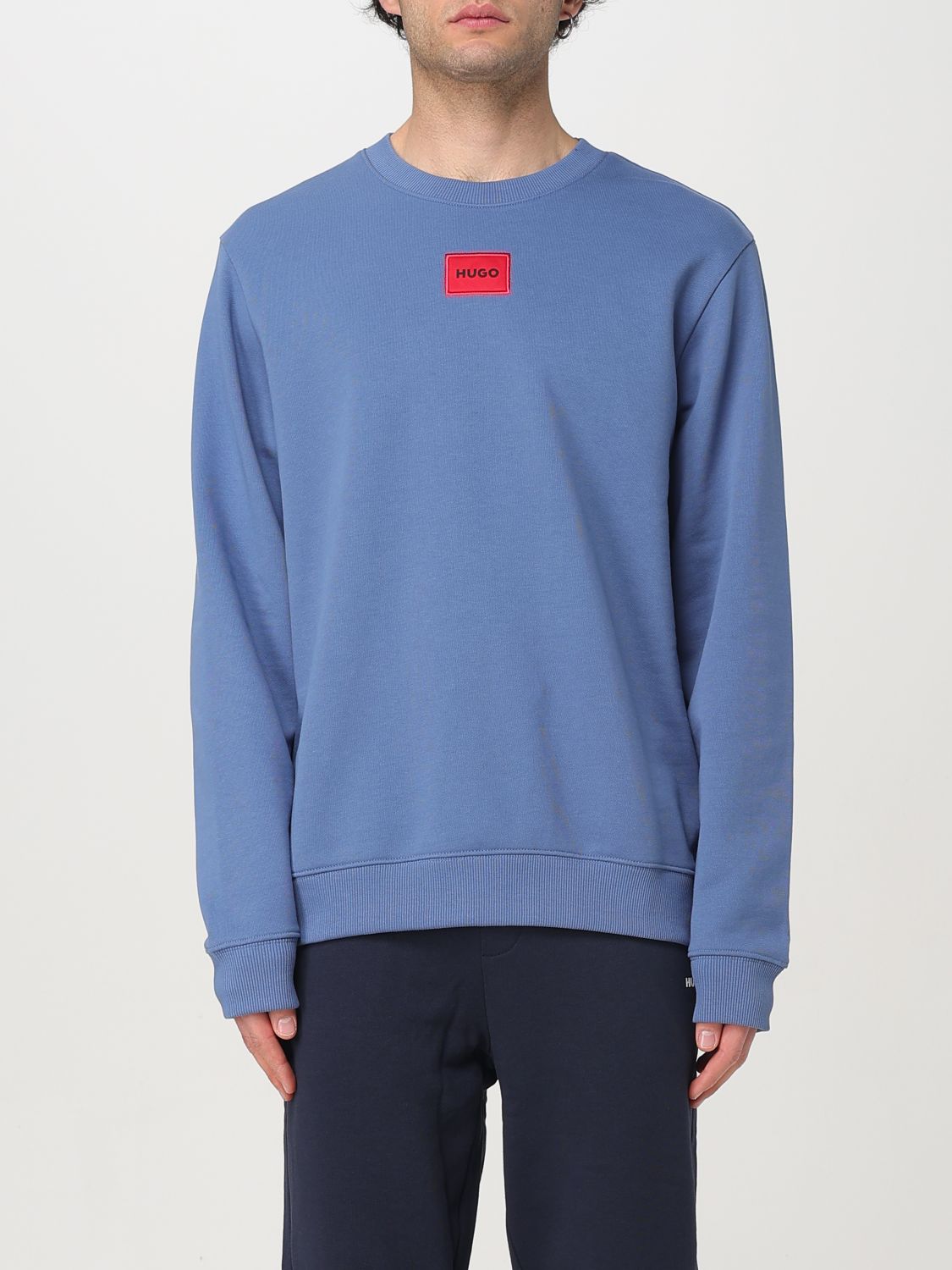 Sweatshirt Men color Sky Blue
