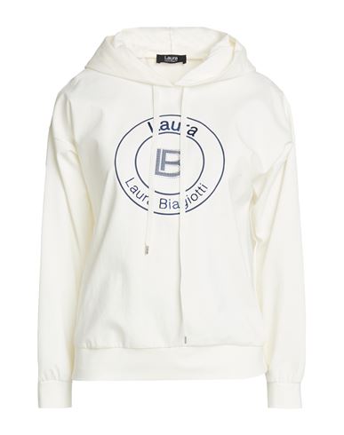 Woman Sweatshirt Cream Size M Cotton, Polyamide, Elastane