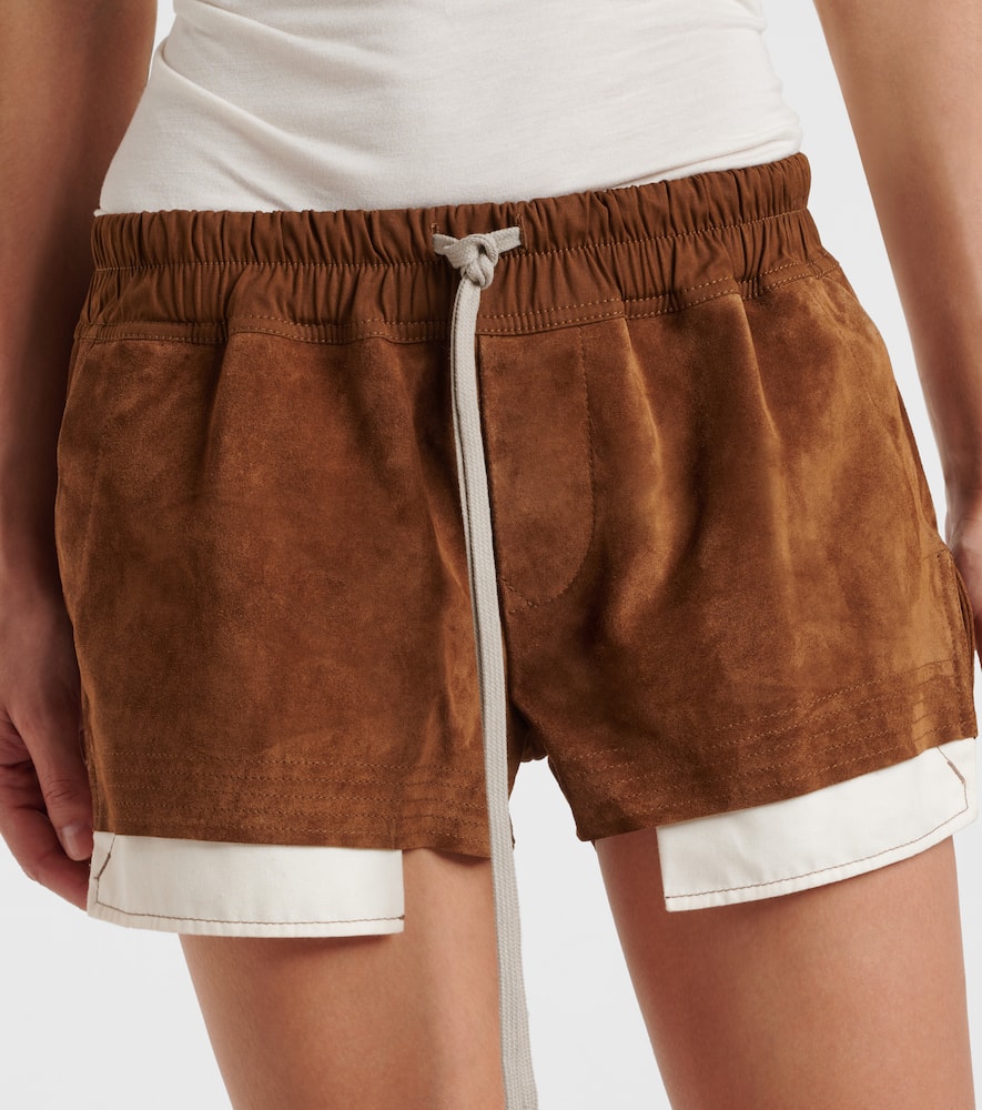 Suede shorts