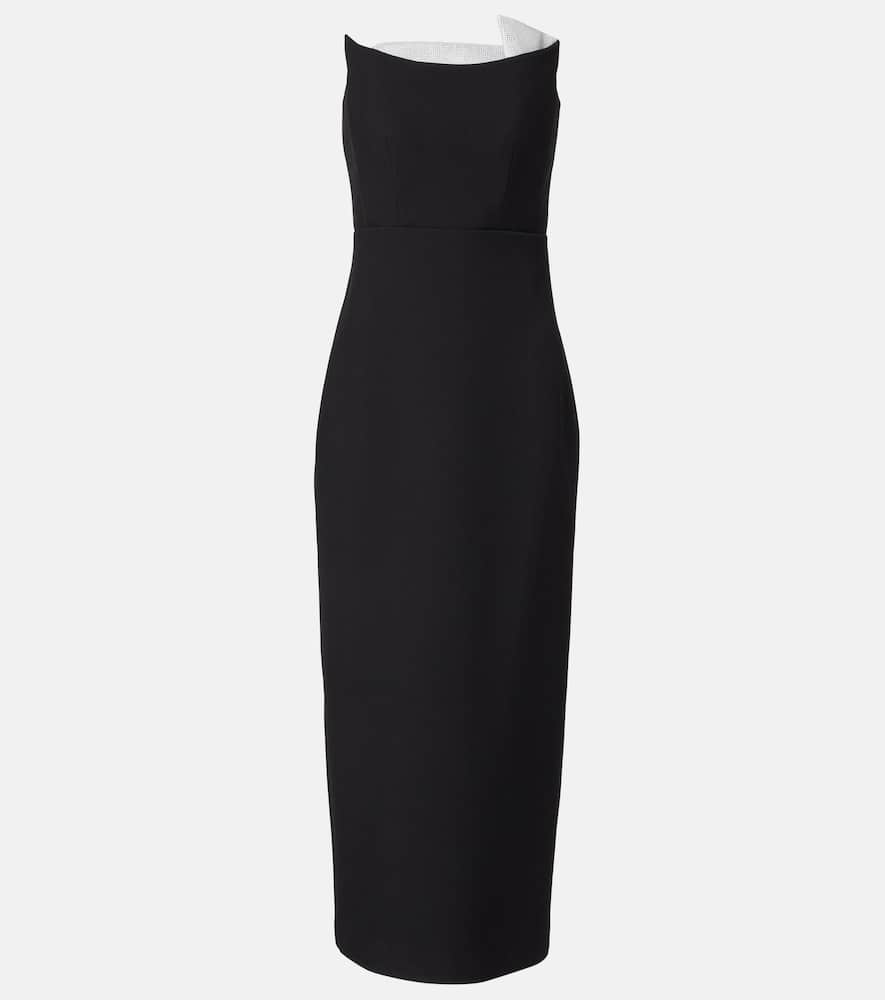 Embellished bustier gown