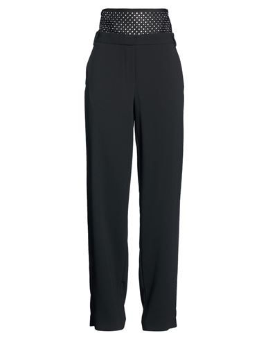 Woman Pants Black Size 2 Polyester