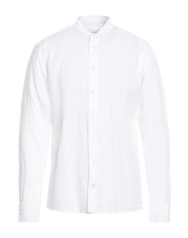 Man Shirt White Size 15 ¾ Linen