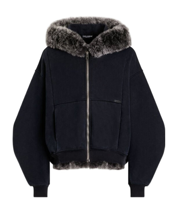 Fur Trim Hoodie