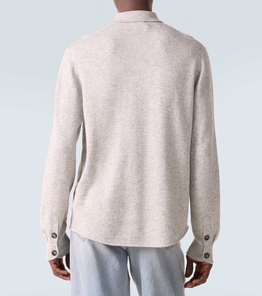Cotton and cashmere overshirt