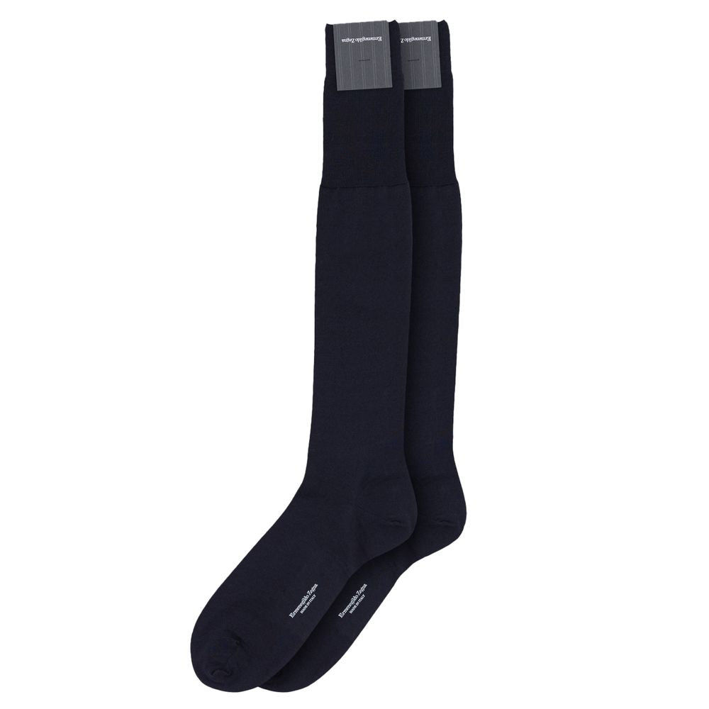 Merino Wool Blend Socks — Navy