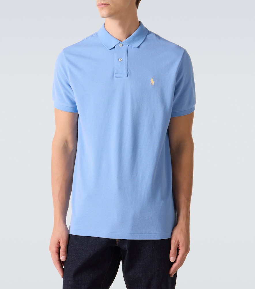 Cotton piqué polo shirt