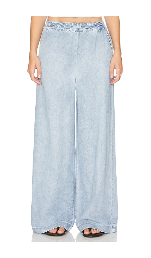 Favorite Daughter The Malibu Wide Leg Pants in Blue. -  XS also in L, M
